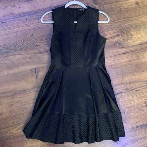 Rachel Zoe textured cute black dress